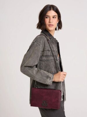 JOHN JOHN - SHOULDER BAG CITY ESTAR GRAPE