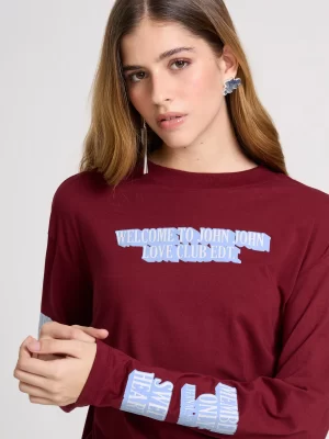 JOHN JOHN - CAMISETA AMPLA LOVE CLUB