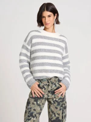 JOHN JOHN - BLUSA AMPLA GLITZ PRATA