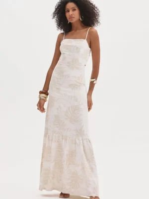 FLOR DE LIS - VESTIDO SOLTO LONGO